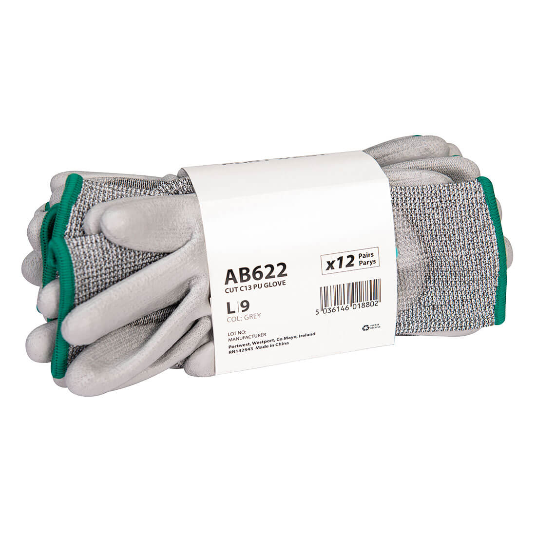 AB622G7R Cut C13 PU Essential Multipack ( 12 pár) - Image 1