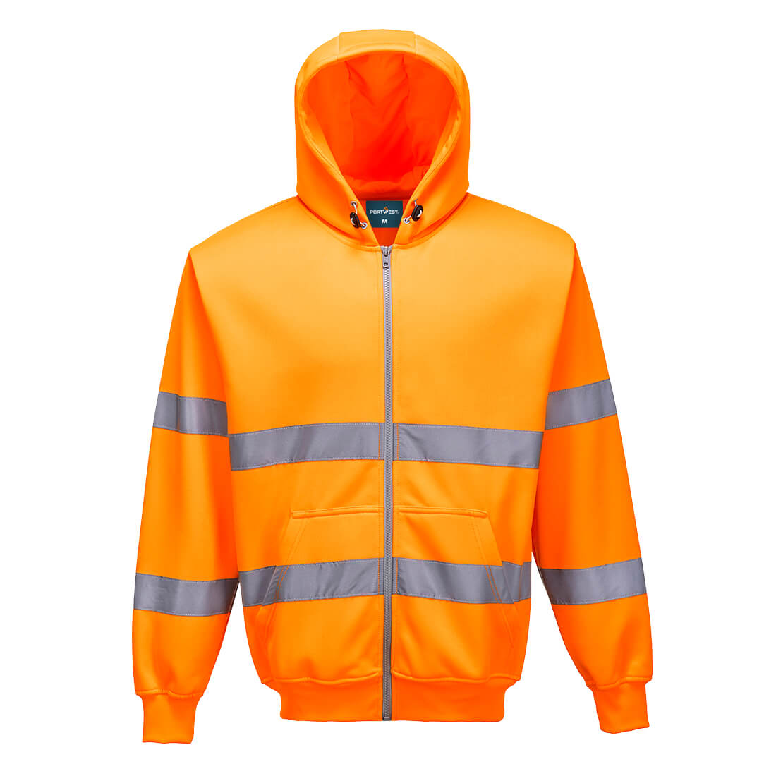B305ORR Hi-Vis zippzáros pulóver - Image 1