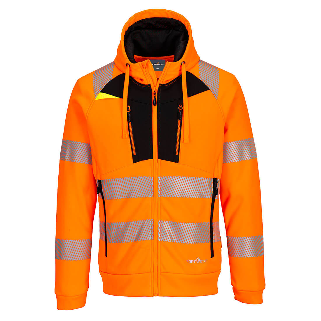 DX484OBR DX4 Hi-Vis kapucnis pulóver - Image 1