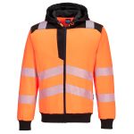 PW3 Hi-Vis zippzáras kapucnis pulóver