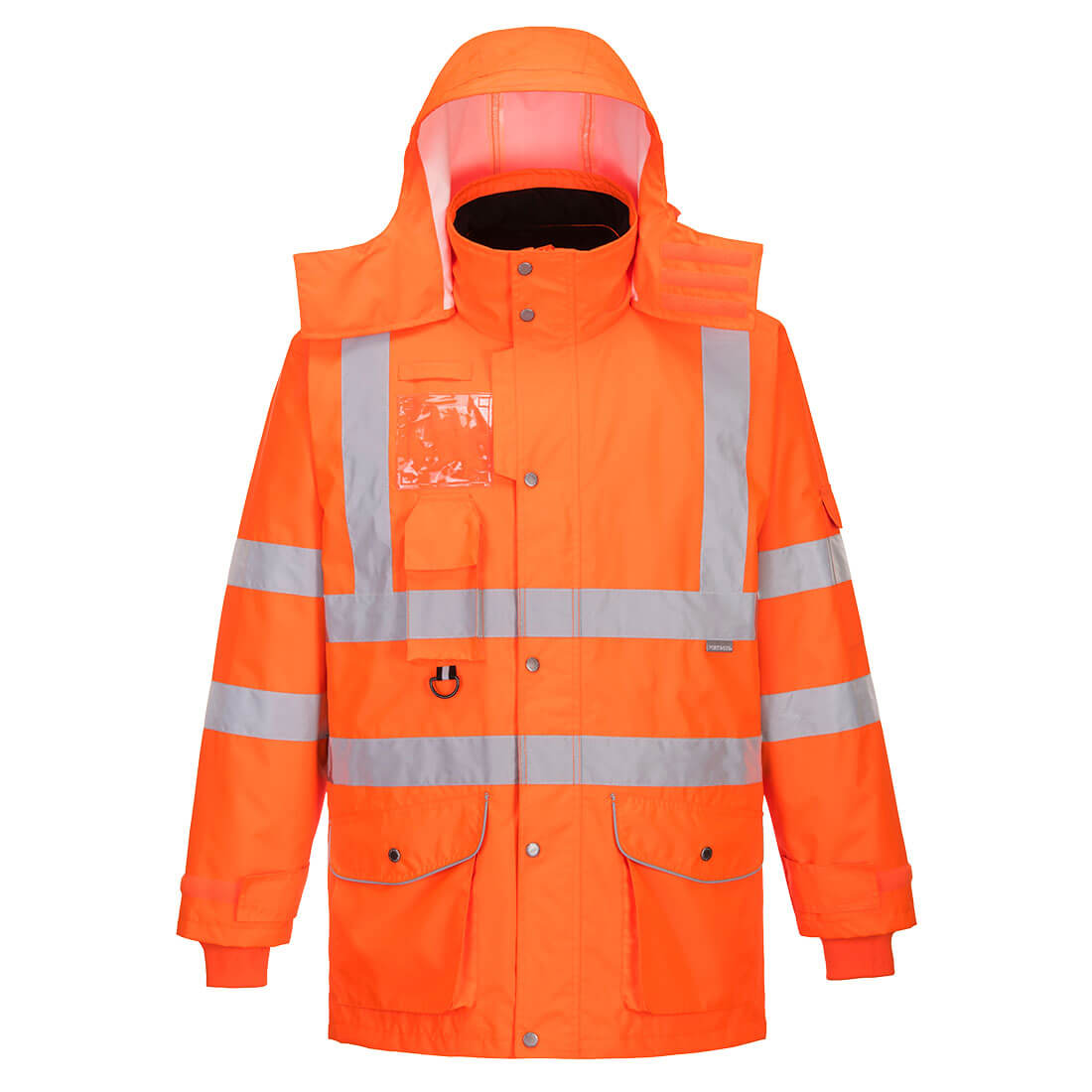 RT27ORR Hi-Vis légáteresztő az 7-in-1 közlekedési kabát - Image 1