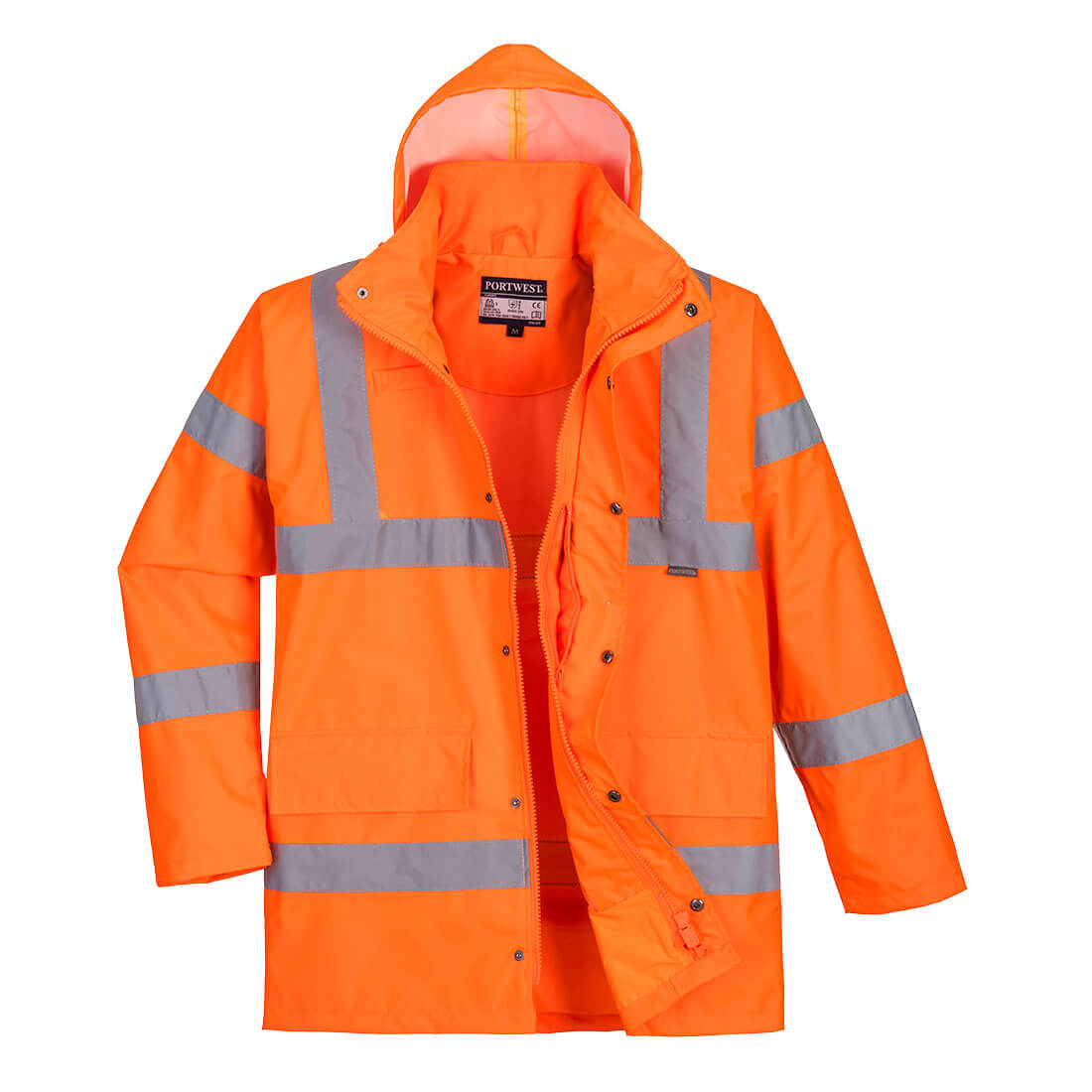 RT60ORR Hi-Vis légáteresztő rain traffic kabát - Image 1