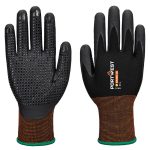 GP Grip 15 Nitril Mikrohabos pöttyözött kesztyű - Fekete