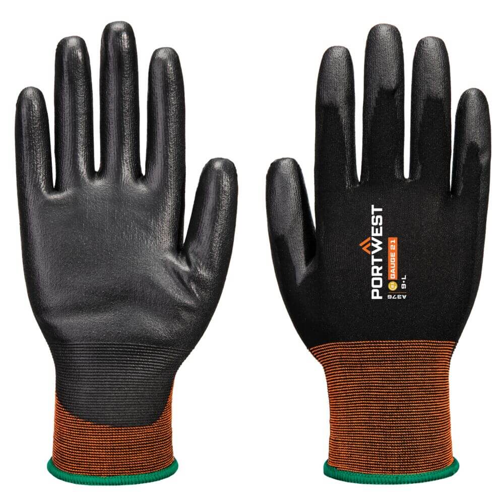 GP Grip 21 PU kesztyű - Fekete GP Grip 21 PU kesztyű - Fekete - Image 1