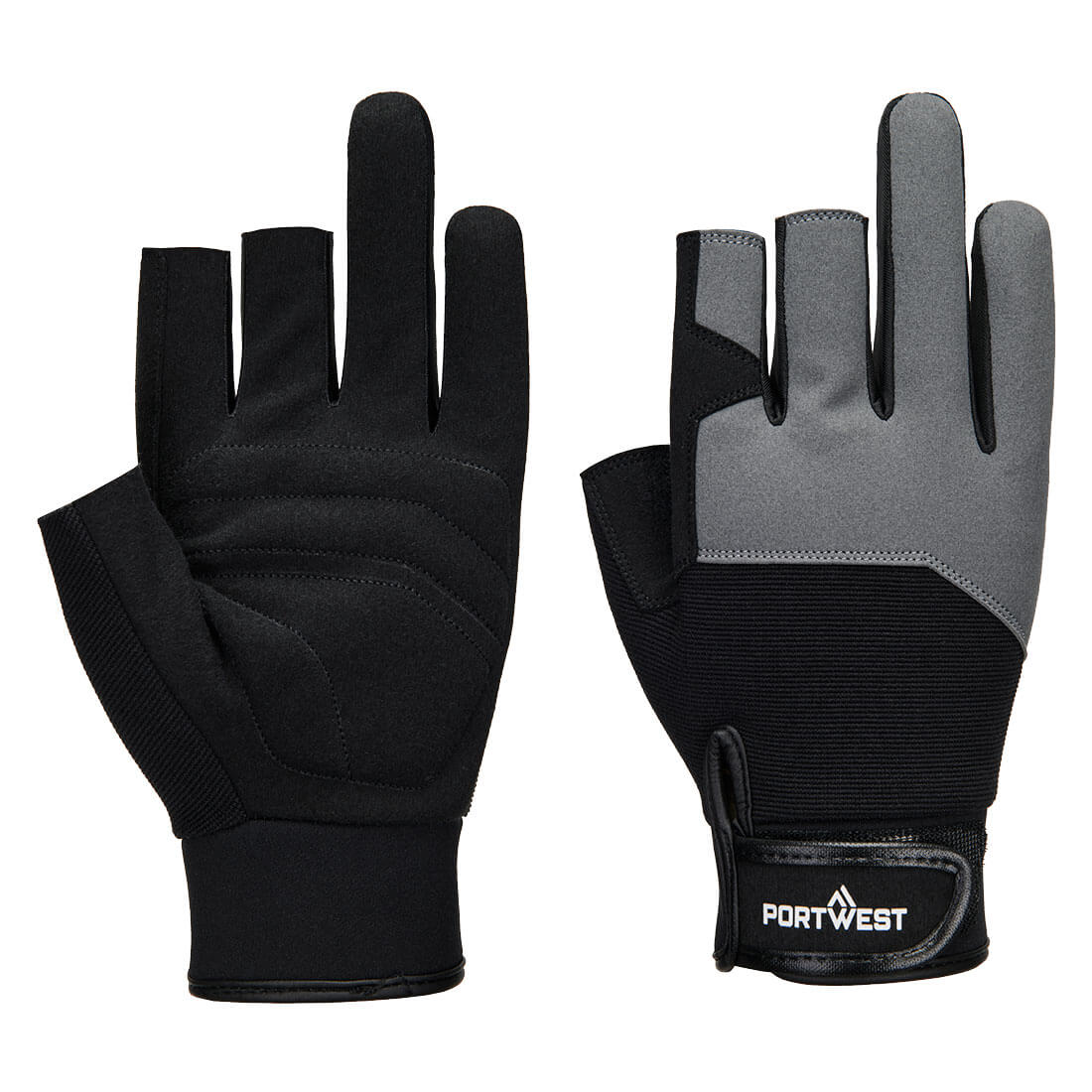 Mechanic 251 Fingerless Glove - Fekete Mechanic 251 Fingerless Glove - Fekete - Image 1