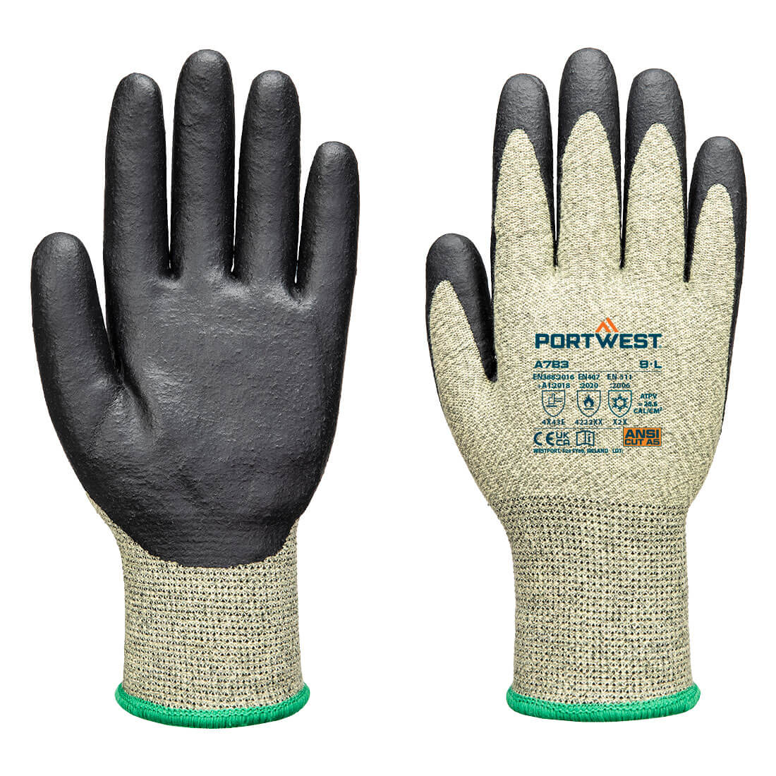 Arc Grip 13E 3. szintű kesztyű - Zöld/Fekete Arc Grip 13E 3. szintű kesztyű - Zöld/Fekete - Image 1