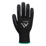 Needle Stick F10 Latex Crinkle kesztyű - Fekete