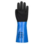 Chem Cut D330 Nitrile Gauntlet - Kék/Fekete