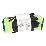 Cut D13 PU Essential Multipack kesztyű (12 pár) - Sárga/Fekete