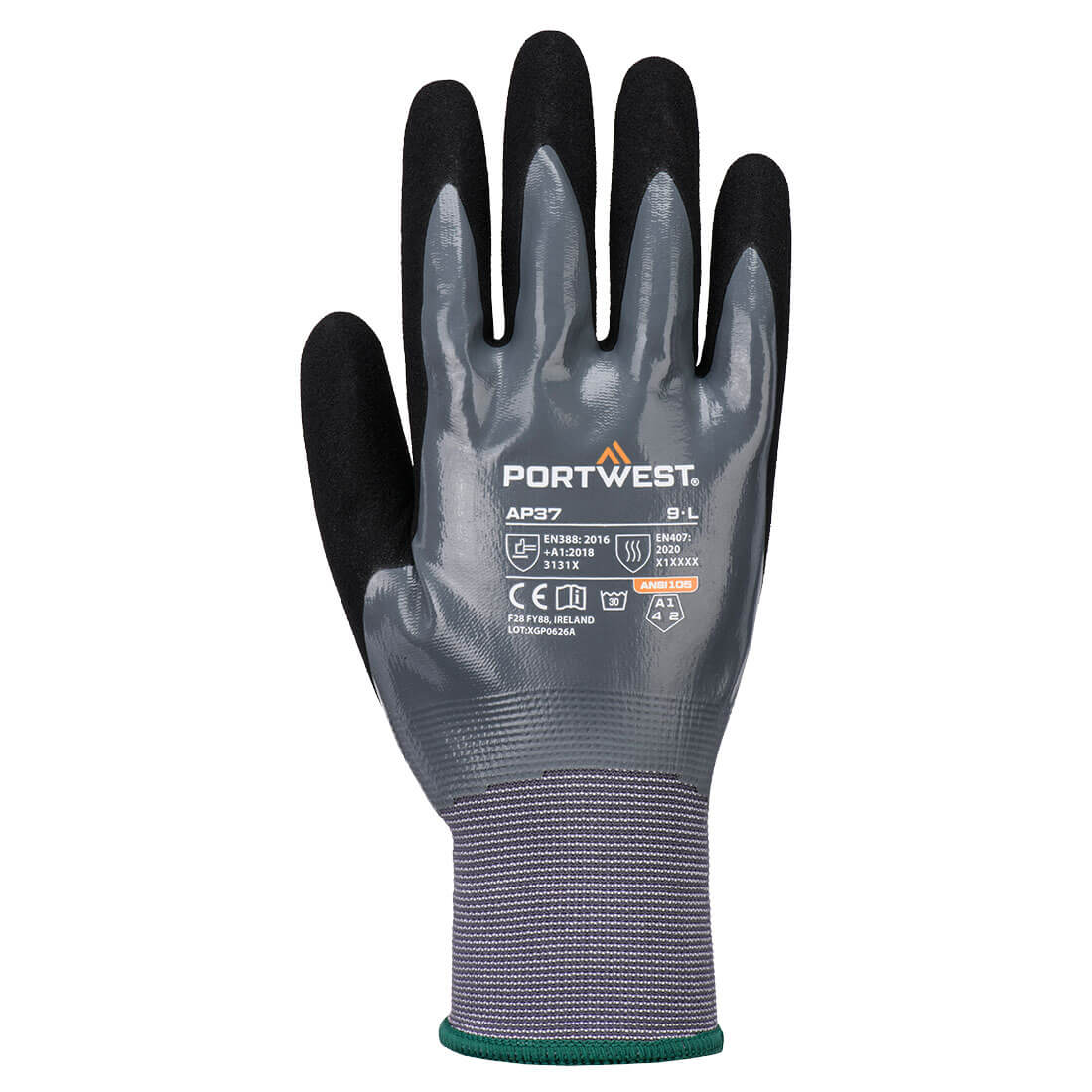 Grip 15 Nitrile Touch Scr Glv - Szürke/Fekete Grip 15 Nitrile Touch Scr Glv - Szürke/Fekete - Image 1