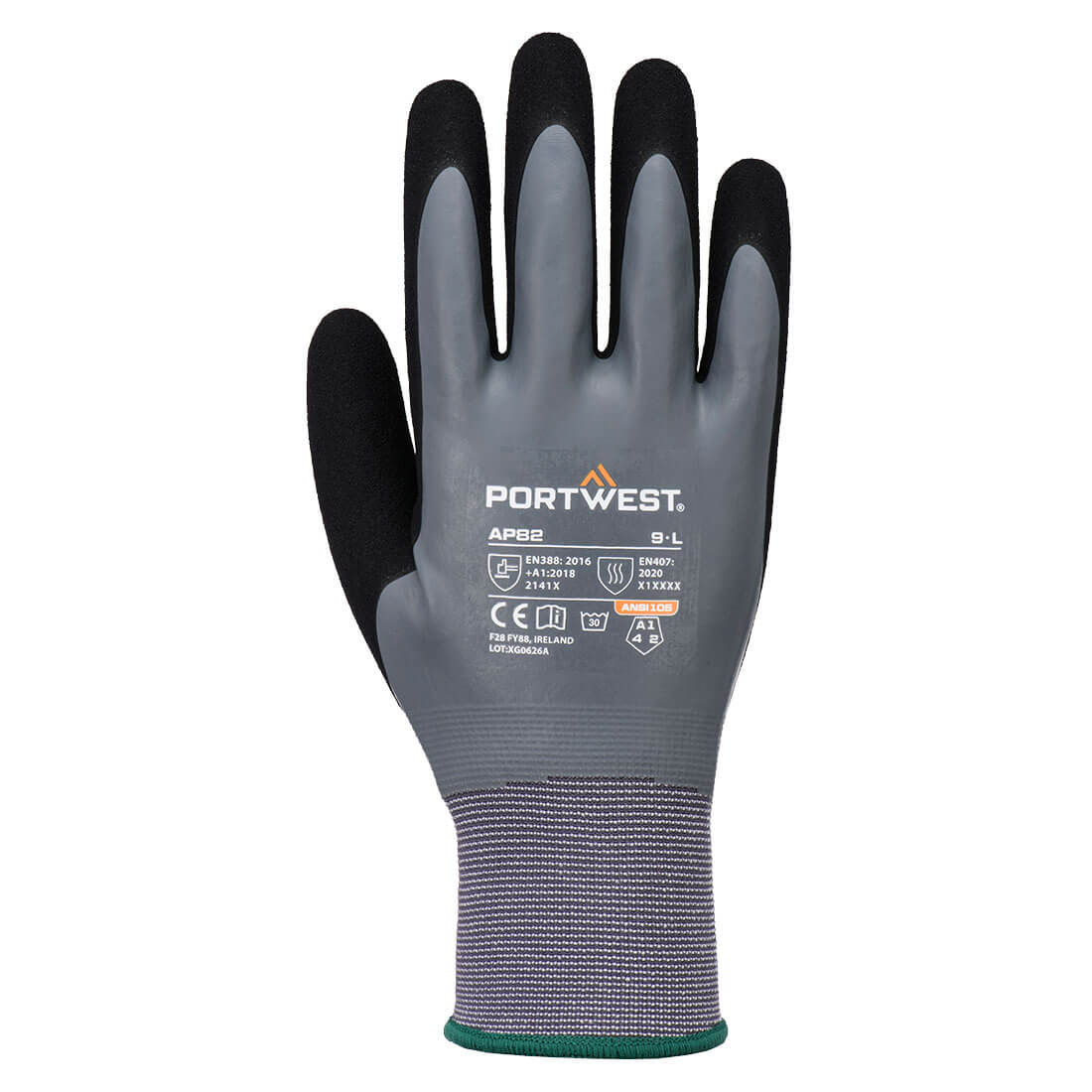 Grip 15 Latex Touch Scr Glv - Szürke/Fekete Grip 15 Latex Touch Scr Glv - Szürke/Fekete - Image 1