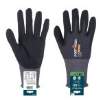 SG Grip 15 nitril kesztyű (kiskereskedelemi csomagolással) - Szürke/Fekete