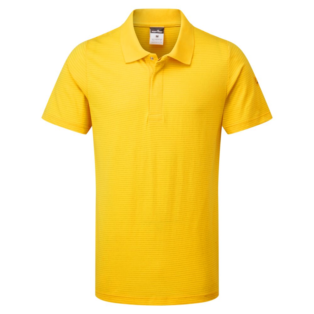 Anti-Static ESD pólóing - Deep Yellow Anti-Static ESD pólóing - Deep Yellow - Image 1