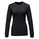 Női Baselayer Top L/S - Fekete