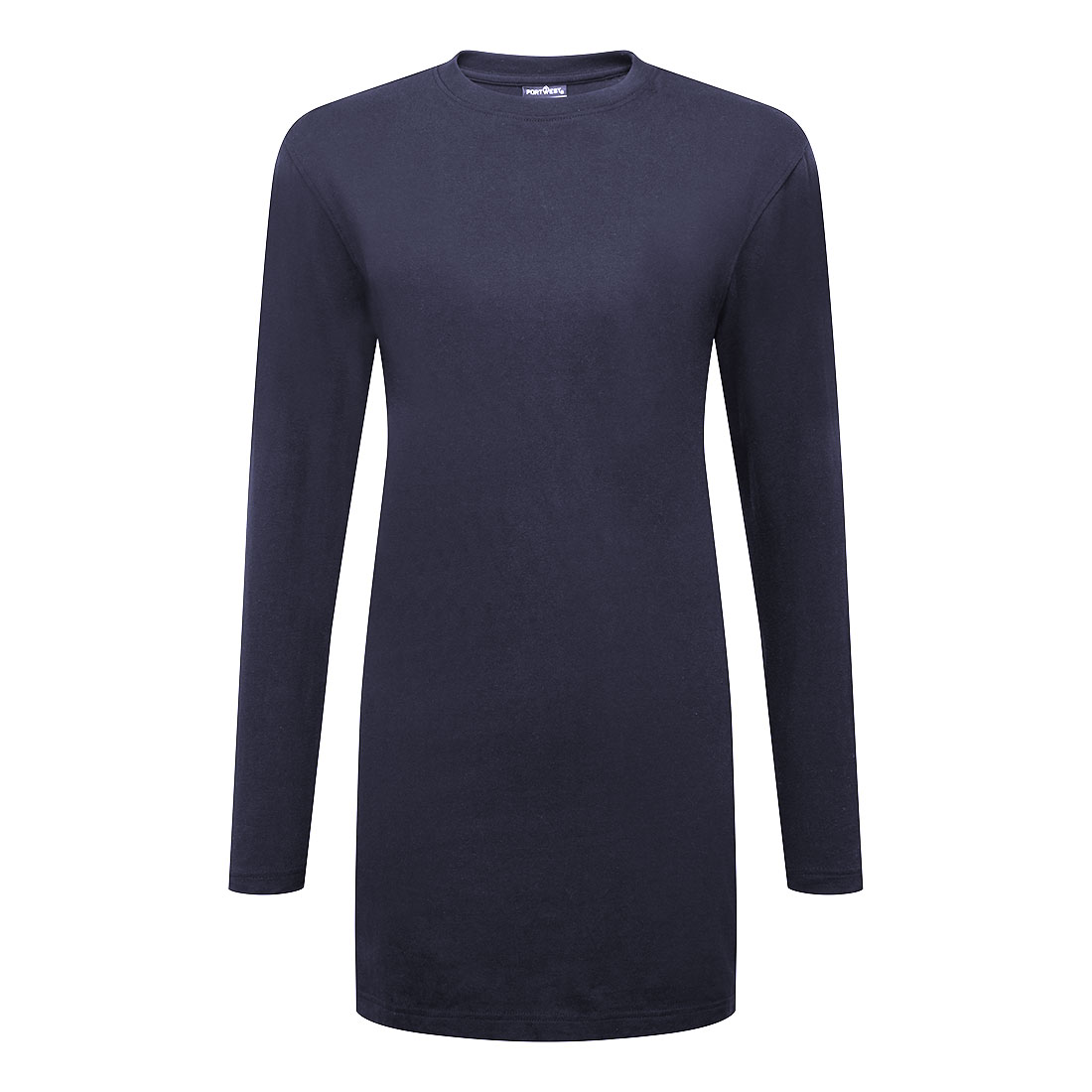 Női pamut Relaxed Fit póló L/S - Navy Női pamut Relaxed Fit póló L/S - Navy - Image 1