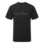 Portwest pamut póló S/S - Fekete