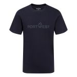 Portwest pamut póló S/S - Navy