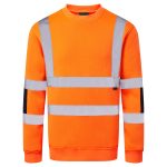 Hi-Vis Knit Sweatshirt - Narancs