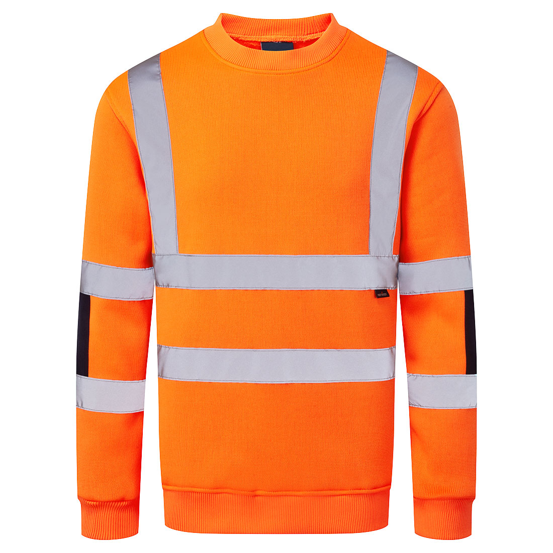Hi-Vis Knit Sweatshirt - Narancs Hi-Vis Knit Sweatshirt - Narancs - Image 1