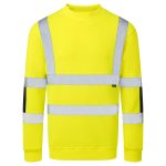 Hi-Vis Knit Sweatshirt - Sárga