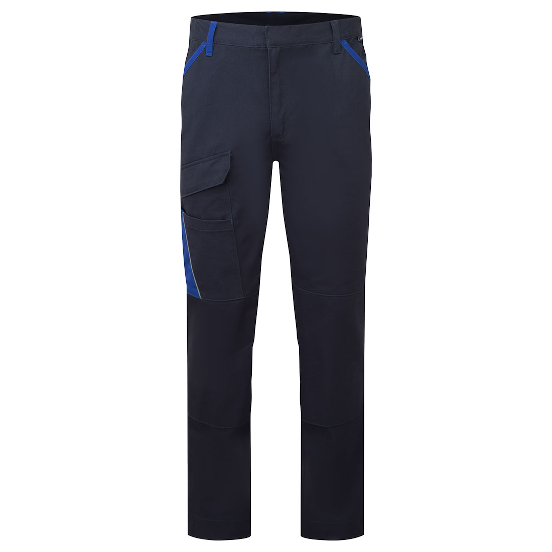 WX1 kéttónusú pamut munkanadrág - Navy/Royal WX1 kéttónusú pamut munkanadrág - Navy/Royal - Image 1