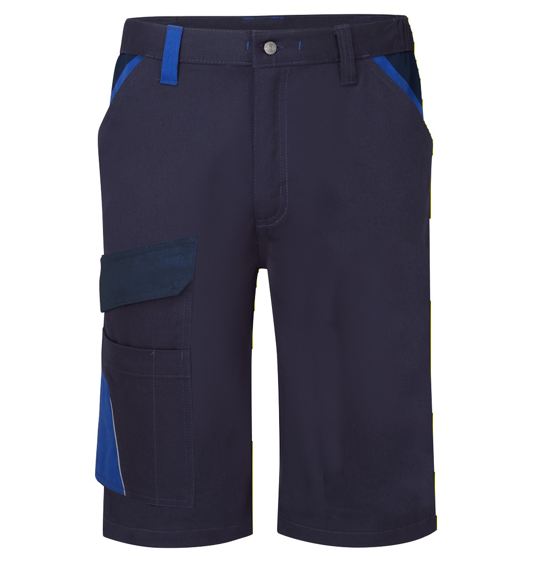 WX1 kéttónusú pamut rövidnadrág - Navy/Royal WX1 kéttónusú pamut rövidnadrág - Navy/Royal - Image 1