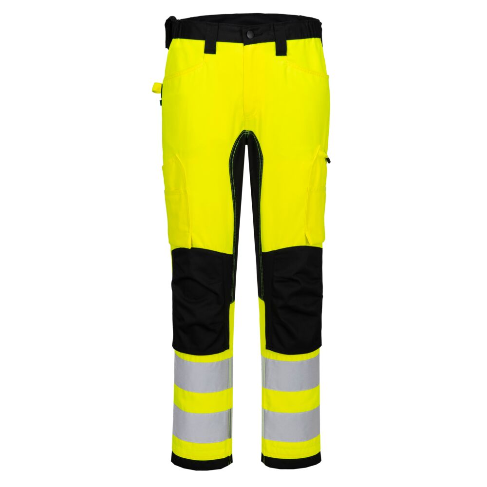 WX2 ECO Hi-Vis Stretch Trade nadrág - Sárga/Fekete WX2 ECO Hi-Vis Stretch Trade nadrág - Sárga/Fekete - Image 1