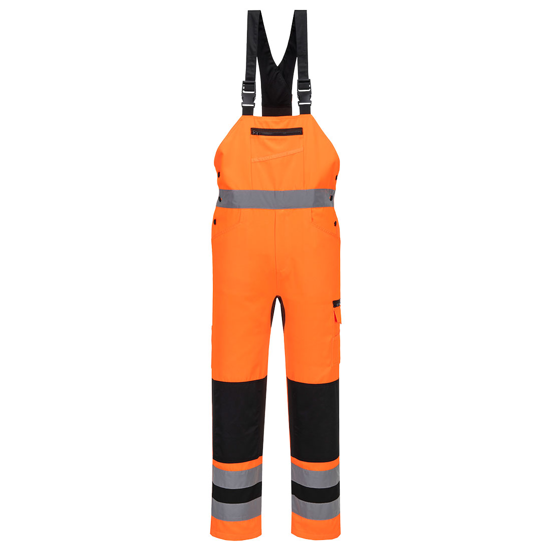 WX2 Hi-Vis kantáros nadrág - Narancs/Fekete WX2 Hi-Vis kantáros nadrág - Narancs/Fekete - Image 1