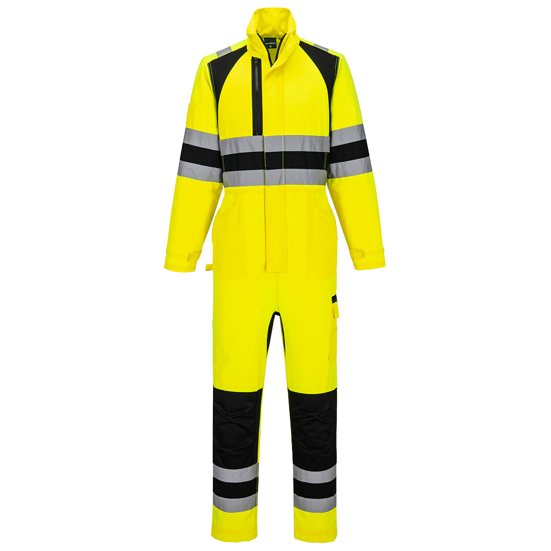 WX2 Eco Hi-Vis overál - Sárga/Fekete WX2 Eco Hi-Vis overál - Sárga/Fekete - Image 1