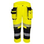 DX4 Hi-Vis kalóz nadrág - Sárga/Fekete