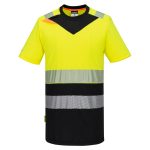 DX4 Hi-Vis Class 1 póló S/S - Sárga/Fekete