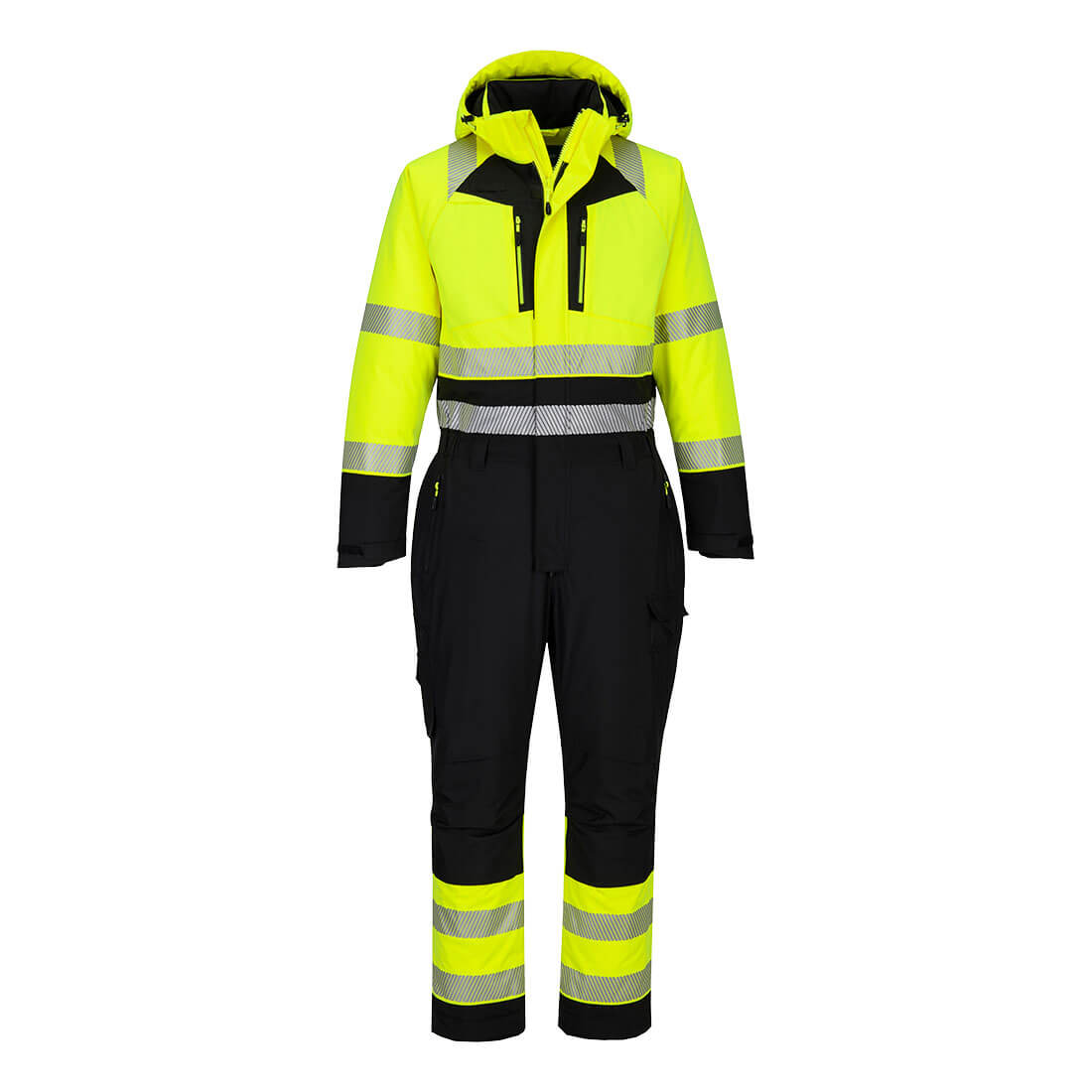 DX4 jól láthatósági téli overál - Sárga/Fekete DX4 jól láthatósági téli overál - Sárga/Fekete - Image 1