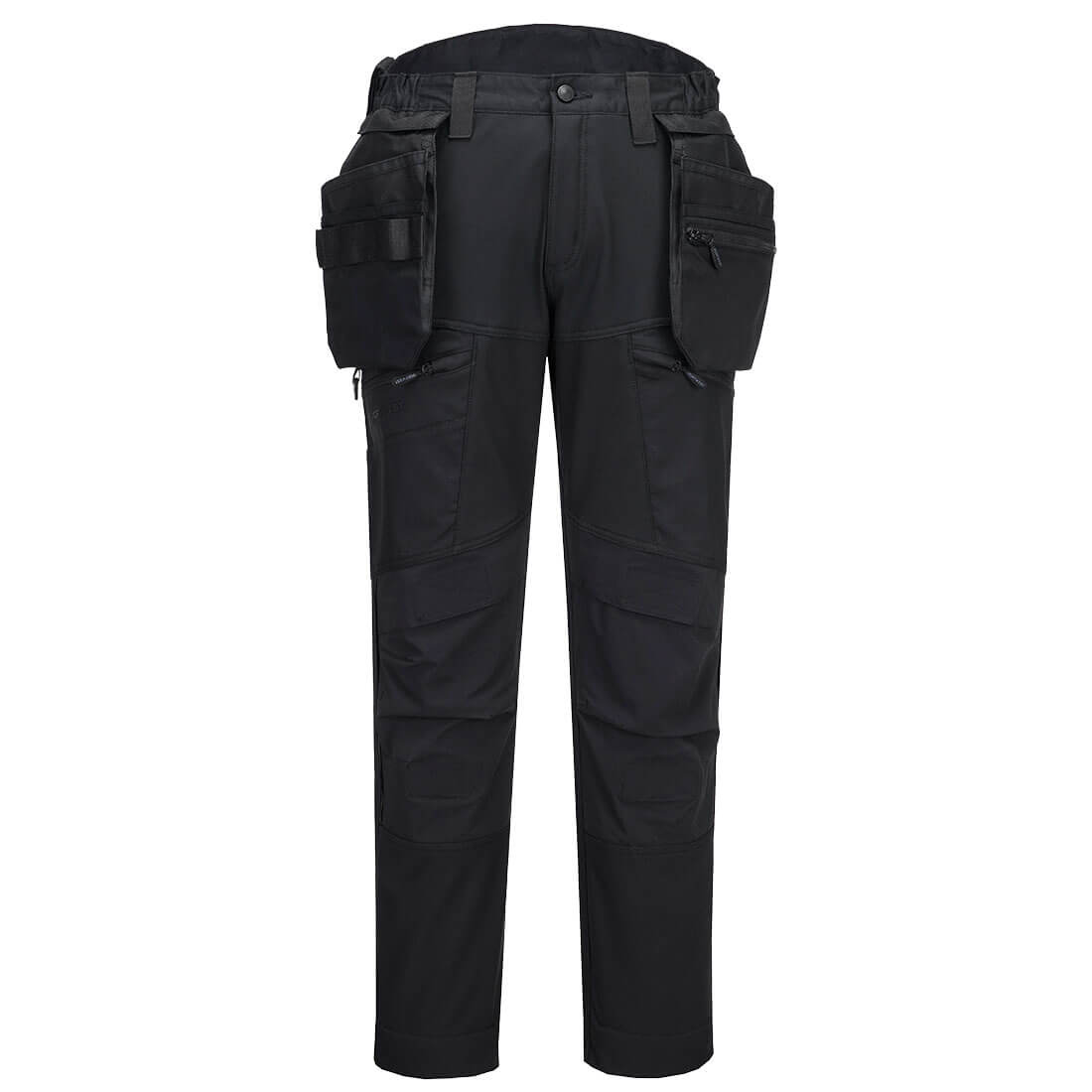 DX4 lecsatolható holster zsebes softshell nadrág - Minden fekete DX4 lecsatolható holster zsebes softshell nadrág - Minden fekete - Image 1