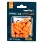 PU hab füldugó (200 pár) - Narancs
