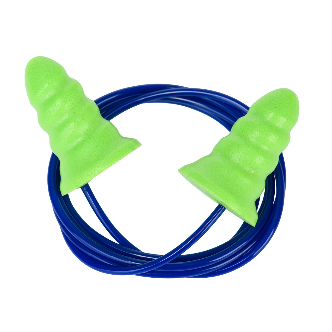 Corded Disp PU EarPlug (Pk200) - Zöld Corded Disp PU EarPlug (Pk200) - Zöld - Image 1