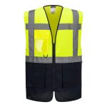 ES1 Essential Contrast Vest - Sárga/Navy