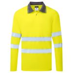 ES1 Essential HV PoloShirt L/S - Sárga