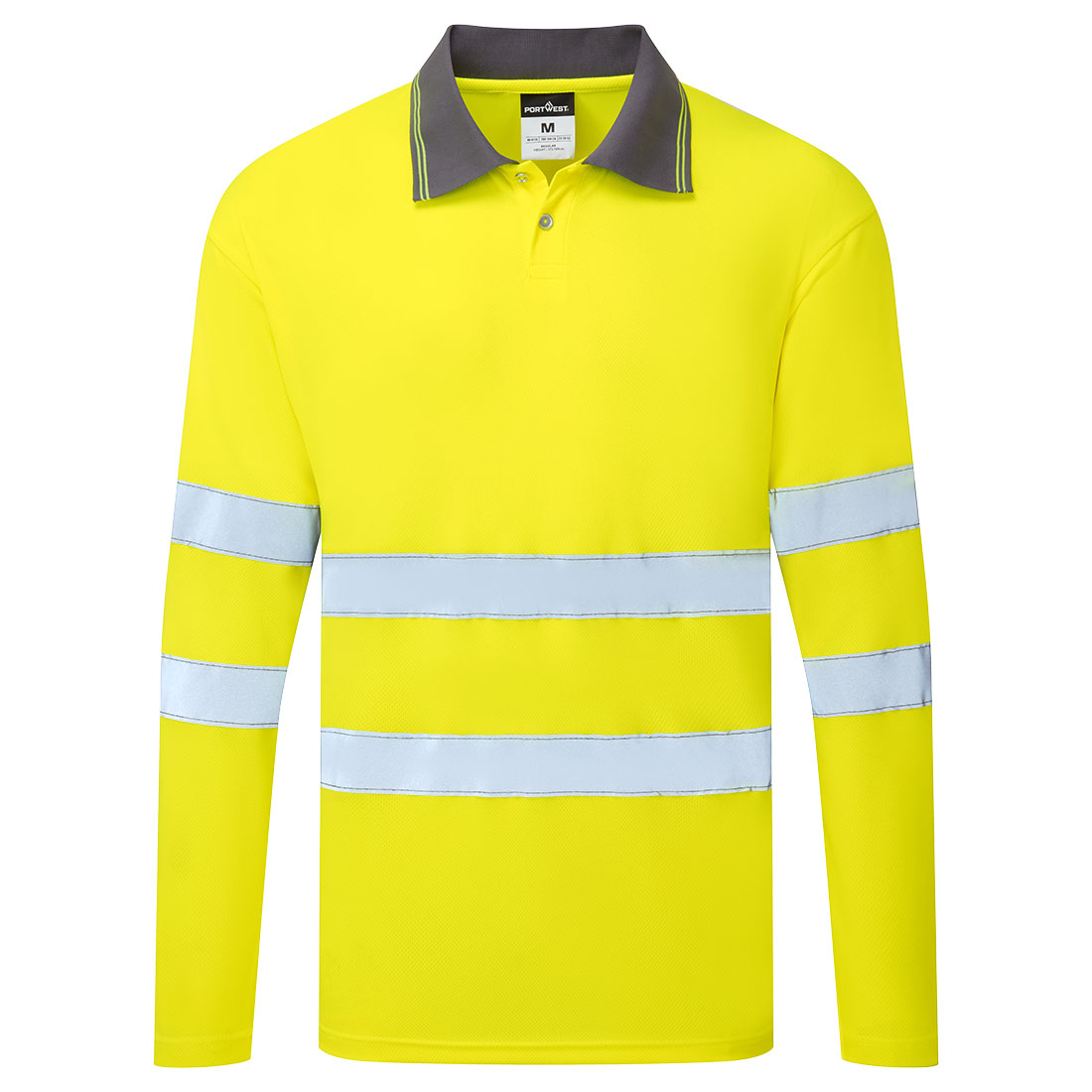 ES1 Essential HV PoloShirt L/S - Sárga ES1 Essential HV PoloShirt L/S - Sárga - Image 1