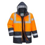 ES1 Essential Contrast Jacket - Narancs/Navy