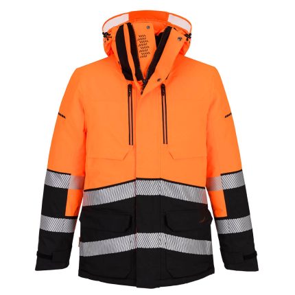 EV4 Hi-Vis Expedition Parka télikabát - Narancs/Fekete