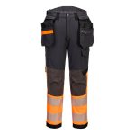 EV4 Hi-Vis Stretch Class 1 Holster lengőzsebes nadrág - Or/Metal
