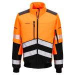 EV4 Hi-Vis Softshell Bomber (3L) - Narancs/Fekete