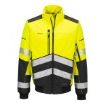 EV4 Hi-Vis Softshell Bomber (3L) - Sárga/Fekete