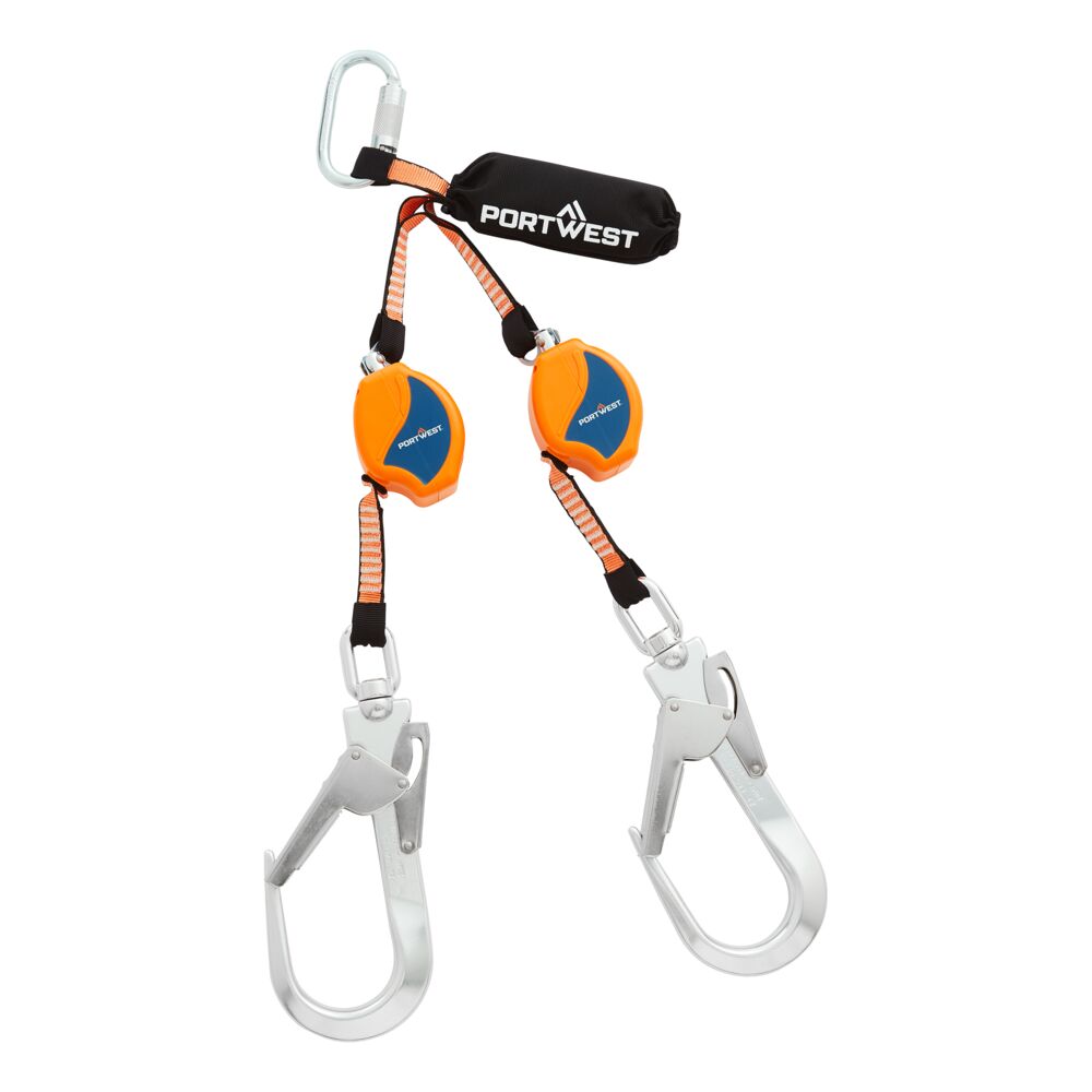 2.5m Self Retract Lifeline 140 - Fekete/Narancs 2.5m Self Retract Lifeline 140 - Fekete/Narancs - Image 1