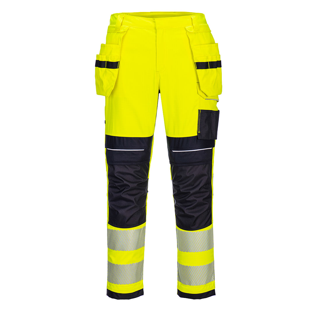 PW3 FR Modaflame Hi-Vis lengőzsebes nadrág - Sárga/Navy PW3 FR Modaflame Hi-Vis lengőzsebes nadrág - Sárga/Navy - Image 1