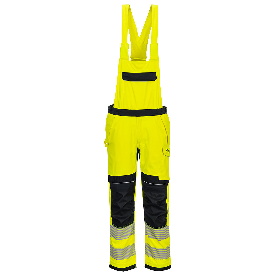 PW3 FR Modaflame Hi Vis kantáros nadrág - Sárga/Navy PW3 FR Modaflame Hi Vis kantáros nadrág - Sárga/Navy - Image 1