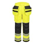 PW3 FR Modaflame Hi-Vis lengőzsebes téli nadrág - Sárga/Fekete