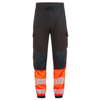 PW3 Modaflame HVO Class 1 FR lángálló jogger nadrág - Fekete/Narancs