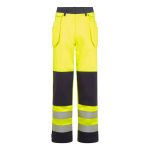Bizflame Work Hi-Vis Contrast FR lengőzsebes nadrág - Sárga/Navy