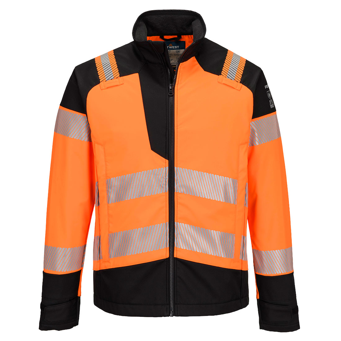PW3 Modaflame Softshell Hi-Vis Multi-Norm FR lángálló kabát - Narancs/Fekete PW3 Modaflame Softshell Hi-Vis Multi-Norm FR lángálló kabát - Narancs/Fekete - Image 1